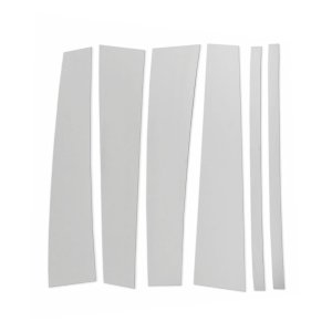 Land Rover Range Rover Sport Pillar Trims - Omac - S.Steel - Gloss Silver - '06-'09